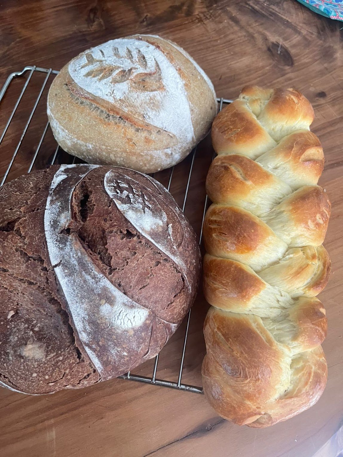 Pan trenza de masa madre artesanal — La Bemba Colorá Bogotá